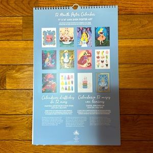 Disney Parks Ann Shen Poster Calendar Aristocats Marie Cat  2023.